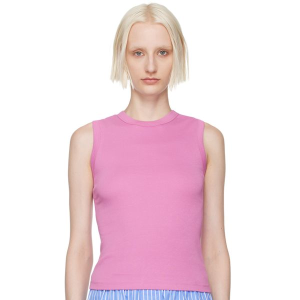 FLORE FLORE Pink Esmé Tank Top