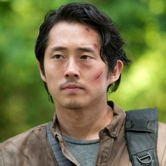 Steven Yeun as Glenn Rhee - The Walking Dead _ Season 6, Episode 3 - Photo Credit: Gene Page/AMC