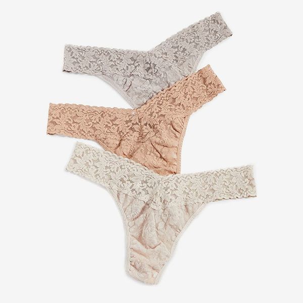 Hanky Panky Original Rise Lace Thongs - 3 Pack
