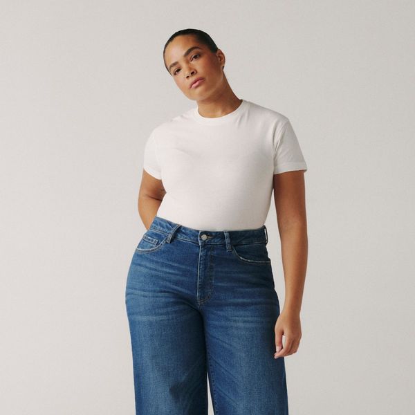 Warp and Weft NCE Plus Wide Leg Jeans