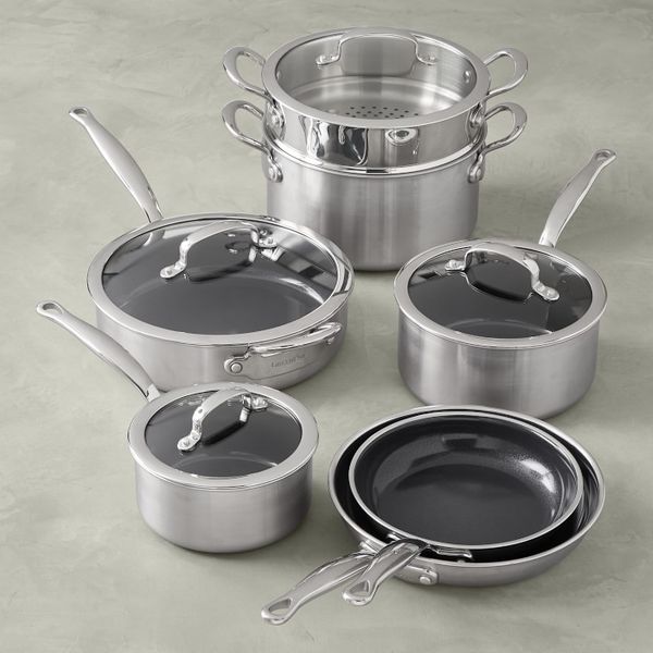 GreenPan Premiere Ceramic Nonstick 11-Piece Cookware Set