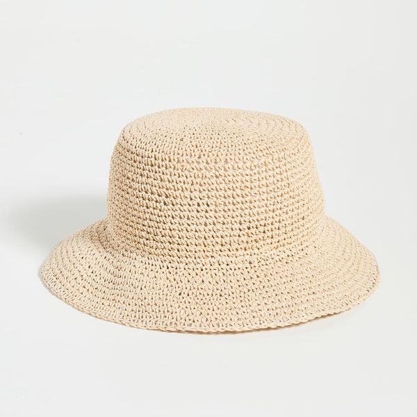 Madewell Straw Bucket Hat