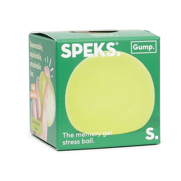 Speks Gump Memory Gel Stress Ball - Algae, Jumbo